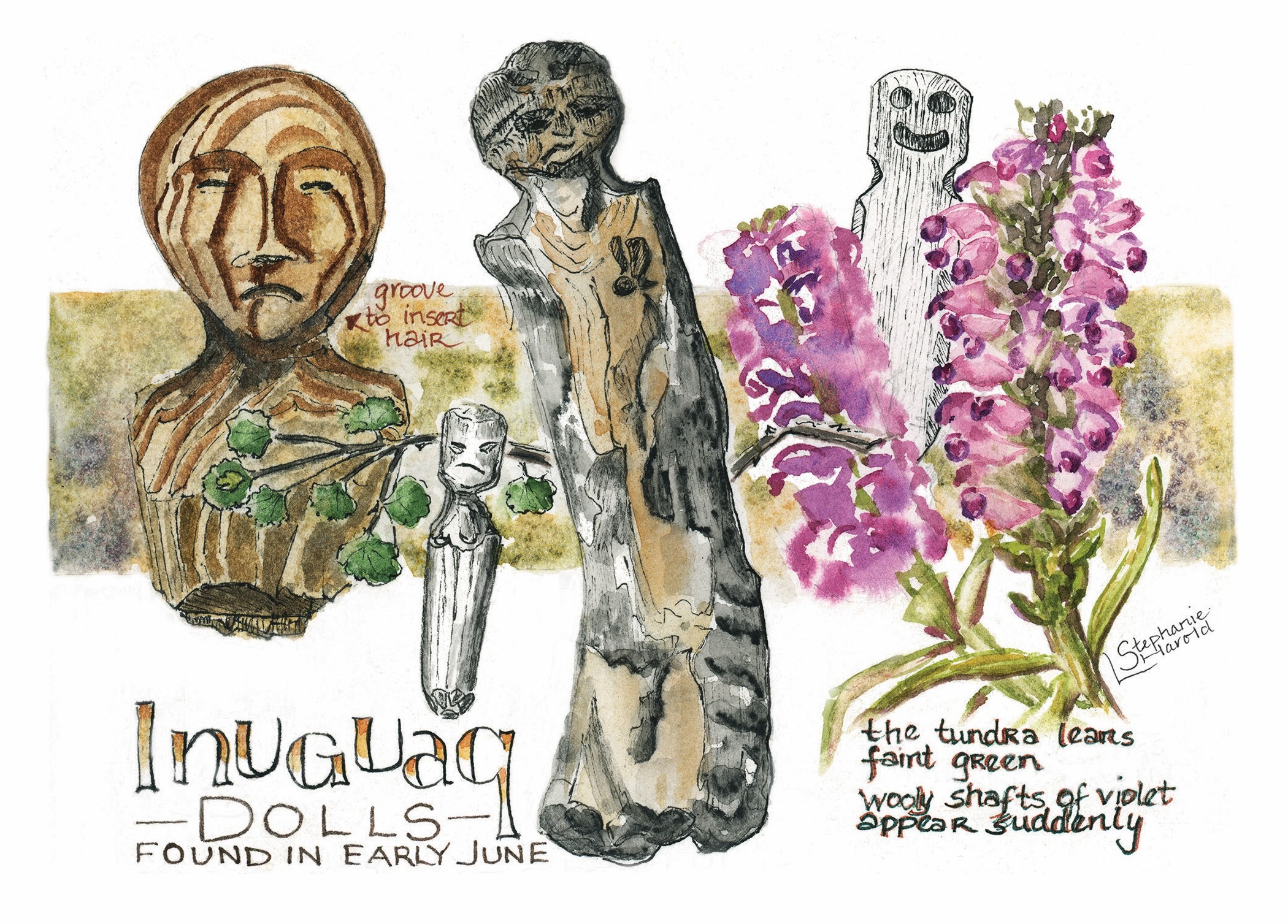 Springtime Treasures – Set of 6 Nunalleq Art Cards - Image 6